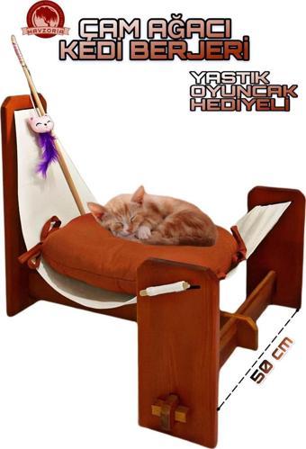 Çam Ağacı Kedi Berjeri - Hamak Beşik - Kedi Evi - Kedi Salıncağı - Kedi Yatağı - Oyun Alanı