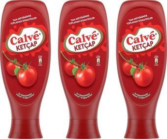 Calve Ketçap 610 gr x 3 Adet