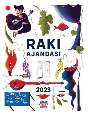 Rakı Ajandası 2023 - Kolektif  - Anason İşleri Kitapları