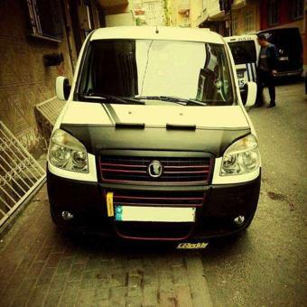 Fiat Doblo 2 2007 Suni Deri Lüx Kaput Koruyucu Maske