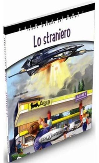 Lo Straniero + CD - İtalyanca Okuma Kitabı Orta Seviye (A2-B1) - M. Dominici - Nüans