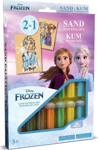 Eğitici ve Eğlenceli Kum Boyama Seti-Disney Frozen DS-39