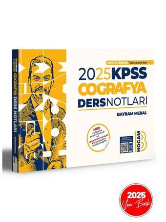 Benim Hocam Yayınları 2025 KPSS Genel Kültür Coğrafya Video Ders Notları - Benim Hocam Yayınları