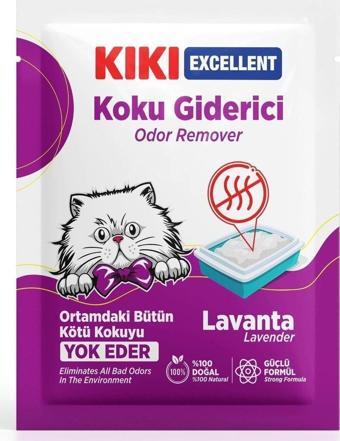 Kedi Kumu Koku Giderici - Kötü Kokuları Giderir - Doğal Koku Giderici - Lavanta Kokulu 25 Gr.