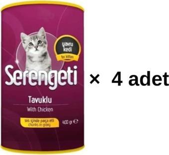 Kitten Tavuklu Kedi Konserve 400 gr (4 ADET)