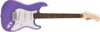 Squier Sonic Stratocaster Laurel Fingerboard White Pickguard Ultraviolet Elektro Gitar