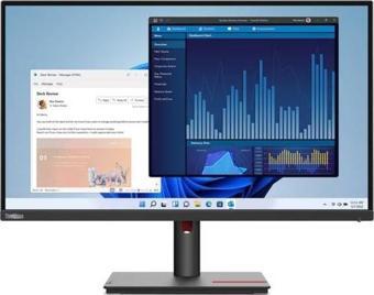 Lenovo Thinkvision T27H-30 63A3GAT1TK 27" 4ms 60Hz 2k HDMI Dp Usb/usb-C RJ45 Pivot Monitör