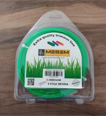 Meşem Misina İpi 6 Köşe 3.3 mm x 40 mt