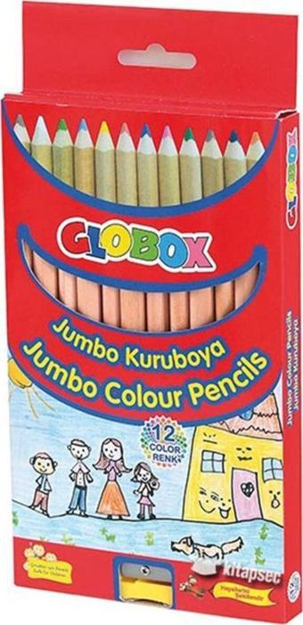 Globox Jumbo Kuru Boya Kalemi 12 Renk 1073