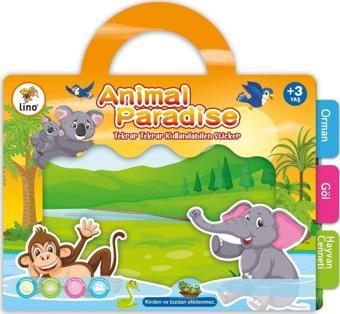 Lino Tekrar Tekrar Kullanılabilen Sticker Animal Paradise Ls-302