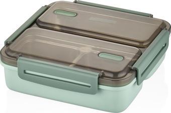 Vagon Çelik Beslenme Kutusu Lunch Box Paslanmaz bl50350-3 (Karışık Renk 1 Adet)