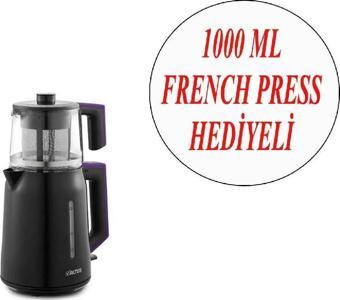 Altabi Çay Makinesi Ve Cam French Press 1000 ML