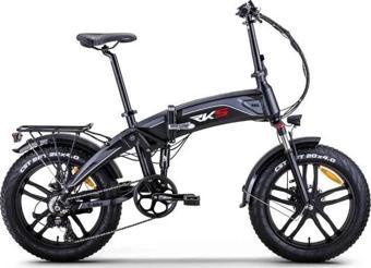 RKS RD5 20 Jant Fat Bike Elektrikli Katlanabilir Bisiklet 250 Watt 36 Volt 10 Amper Siyah