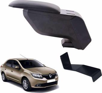 3 Tıkla Renault Symbol 2013 Delmesiz Çelik Ayaklı Siyah Kolçak Kol Dayama