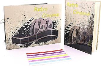 Adm Store Dekoratif Sevgiliye Özel Günlere Retro Cinema Tasarımlı Kendin Yap Fotoğraf Albümü Ve Defter Set