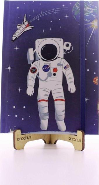Adm Store Lastikli Çizgisiz Sert Kapak Nasa Defter