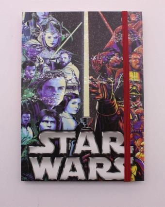 Adm Store Lastikli Çizgisiz Sert Kapak Star Wars Defter