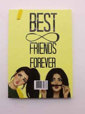 Adm Store Lastikli Noktalı Sert Kapak Best Friend Defter