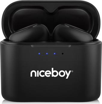 Niceboy Hıve Podsie 3 Siyah Kablosuz Bluetooth 5.1 35 Saat Pil Ömürlü Kulaklık