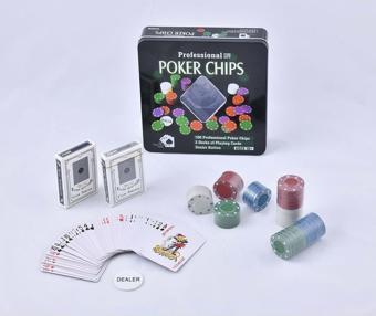 Himarry Poker Oyunu 100 Chip Ve 2 Adet İskambil Oyun Seti