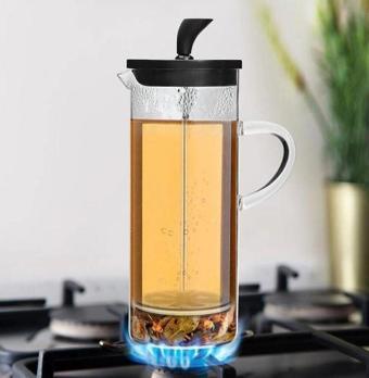 Cambu Ateşe Dayanıklı 600 Ml 17 Cm Borosilikat French Press