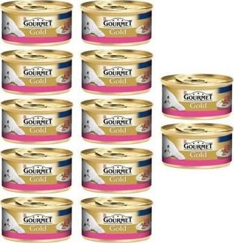 Gourmet Gold Kıyılmış Sığır Etli Kedi Konservesi 85g (12 Adet)