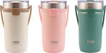 Tyeso  SoulMate Tumbler Vakumlu Paslanmaz Çelik Silikon Askı 3lü Set 550Ml