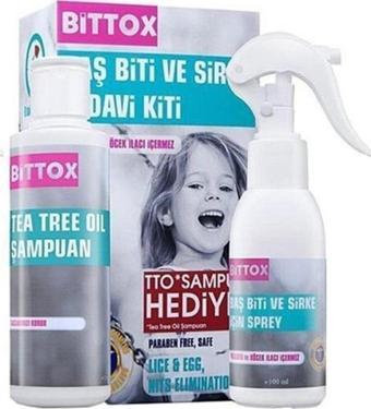 Bit Spreyi + Şampuan 100ml + Çelik Tarak