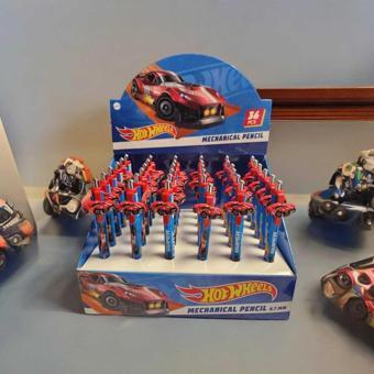 Dolphin Versatil Kalem (Mekanik Kurşun Kalem) Hotwheels Maskotlu 0.7 Mm Hw-2141 (36 Lı Paket)