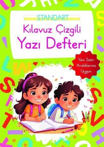 Kılavuz Çizgili Yazı Defteri Büyük Boy - Yeşil - Parıltı Yayınları