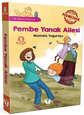 Pembe Yanak Ailesi İlk Okuma Kitaplarım Seti - 5 Kitap Takım - Mustafa Yoğurtçu - Turkuvaz Çocuk