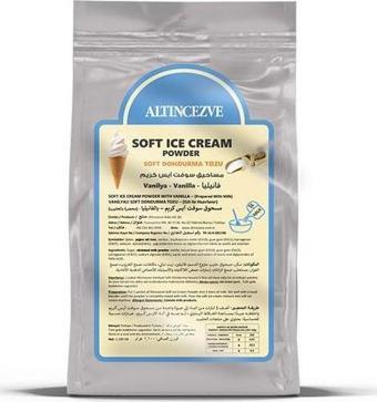 Altıncezve Soft Dondurma Tozu Vanilyalı 1.300 Gr - 5L (Süt)