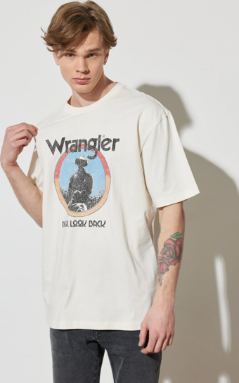 T-Shirt Wrangler Erkek T-Shirt W7CBEE737