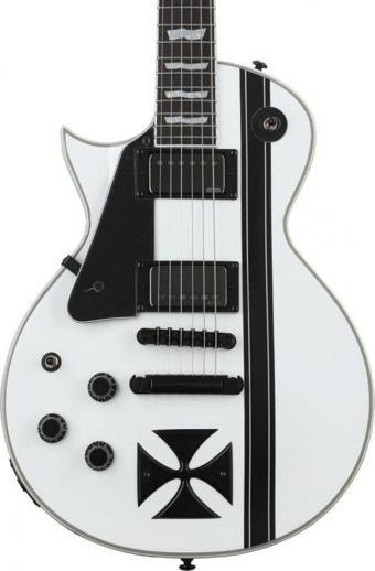 ESP LTD James Hetfield Signature Iron Cross Snow White Solak Elektro Gitar