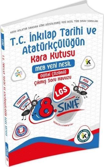 8.Sınıf LGS T.C İnkılap Tarihi ve Atatürkçülüğün Kara Kutusu Dijital Çözümlü Çıkmış Soru Bankası - Karakutu Yayınları