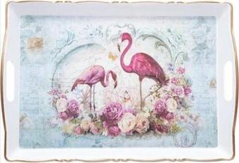 MonDecor Melamin Tepsi 48x33 Flamingo