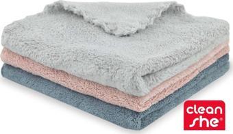 Cleanshe Miracle Ultra Emici Mikrofiber Temizlik Bezi 3'lü Set 40x40