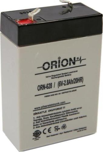 Orion Akü Orn 628 6V 2,8 Ah