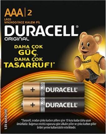 Çeşitli Duracell Aaa Ince Pil 12Li Kartela 2Li Yırtmalı Paket Fiyat