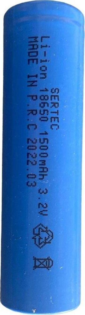 Sertec Batarya Ifr 18650 3,2V 1500Mah