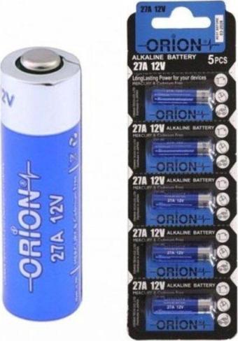 Orion Orıon Alkalın 27A 12V Pil / 5'Li Kart