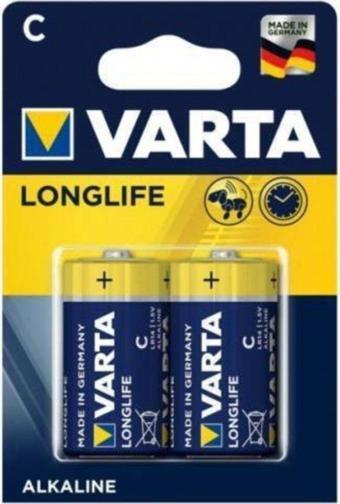 Varta 4114 Longlife Extra Alkalin C Orta Boy Pil