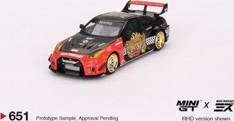 Mini GT LB-Silhouette WORKS GT NISSAN 35GT-RR Ver.1 “BARONG” MINI GT x MIZU 651