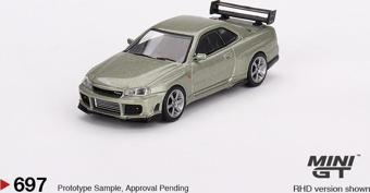 Mini GT Nissan Skyline GT-R (R34) Tommykaira R-z Millenium Jade 697