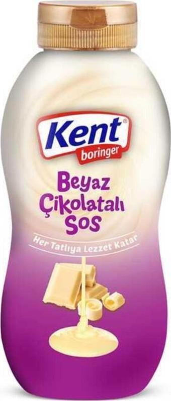 Kent Boringer Beyaz Çikolatalı Topping Sos 300 gr