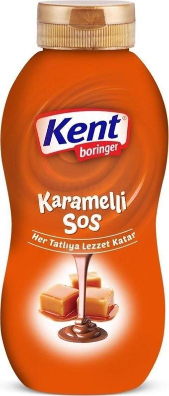 Kent Boringer Karamelli Topping Sos 300 Gr.(YUVARLAK KAPAK)