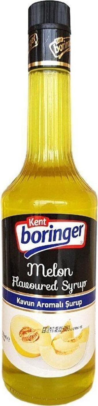 Kent Boringer Kokteyl Şurup Kavun Aromalı, Pasta, puding, kek, tatlı, çay ve kahve şurubu 700ml