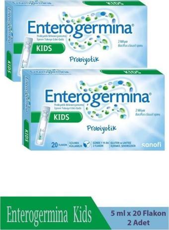 Enterogermina Kids Probiyotik 5 Ml x 20 Flakon- 2 ADET 