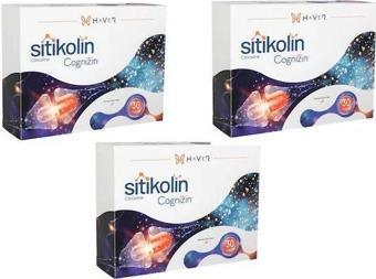 Haver Sitikolin Cognizin 250 Mg 30 Kapsül - 3 ADET