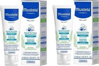 Mustela Soothing Chest Rub Rahatlatıcı Göğüs Balsamı 40 Ml - 2 Adet
